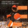 Lite Dog Vest L Size Coverage to Mid Back Reflective Hi Visibility Blaze Orange Fluorescent Fabric Helps to Keep Them in Sight and Safe On and Off Lea