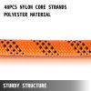 VEVOR 7/16 Inch Double Braid Polyester Rope 200 Feet Nylon Pulling Rope 880LB High Force Polyester Load Sailing Rope for Arborist Gardening Marine (7/